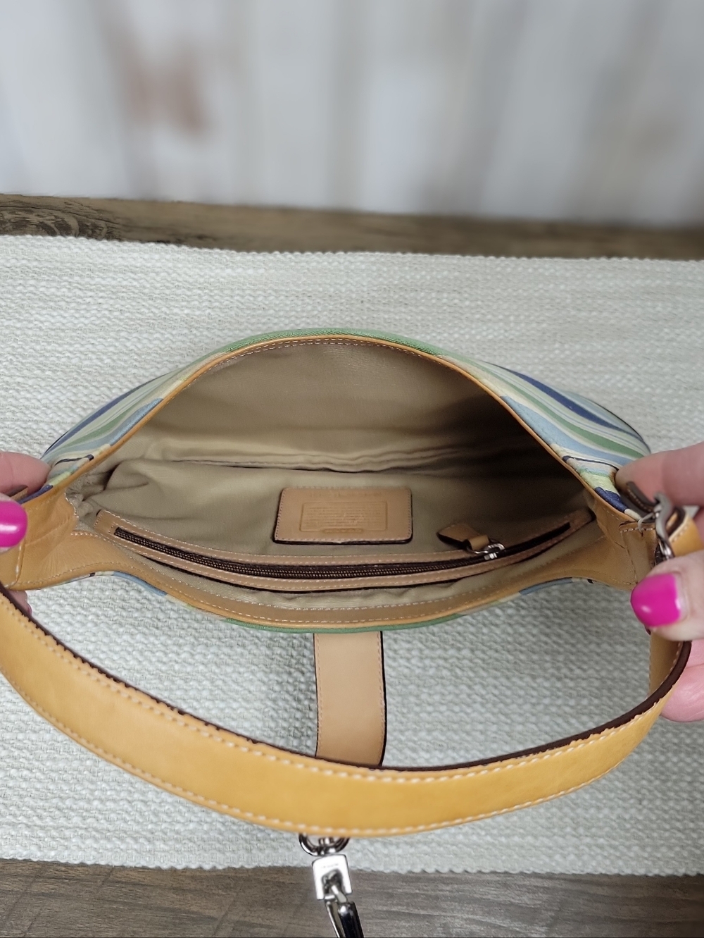 Vintage 2002 Coach Hobo + Wristlet w/COA - Picture 7 of 11